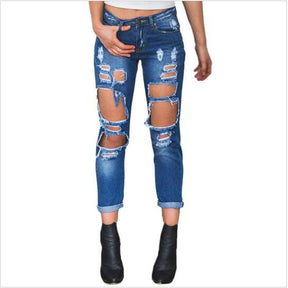 Jeans Loose Destroyed – Buracos Exagerados com Estilo